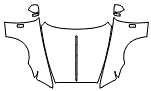 2016 Rolls Royce Ghost Series II Full Hood, Fender and Mirror Kit
