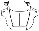 2016 Rolls Royce Dawn Full Hood, Fender and Mirror Kit