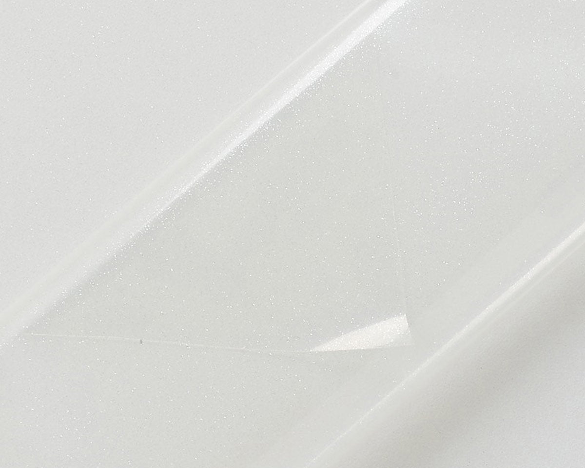 Hexis White Pearl Glitter Gloss Laminate 2.7 Mil | PCSTAR01G