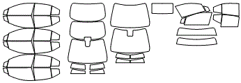 2025 TOYOTA COROLLA SEDAN FX Tint Kit