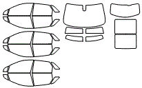 2025 CADILLAC XT5 LUXURY Tint Kit