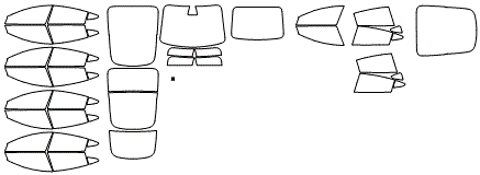 2025 TESLA MODEL 3 LONG RANGE REAR-WHEEL DRIVE Tint Kit