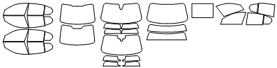 2026 BMW 3 SERIES M3 COMPETITION Tint Kit