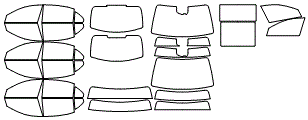 2025 MERCEDES BENZ S-CLASS SEDAN 580 4MATIC AMG LINE Tint Kit