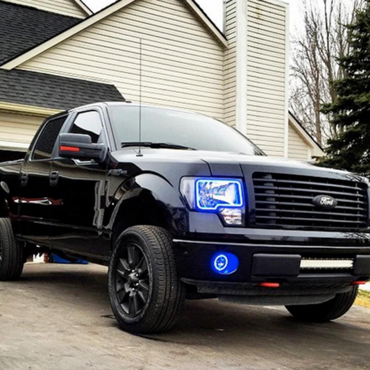 2009-2014 FORD F-150 HALO BUNDLE WITH FOG HALOS - FLOW SERIES
