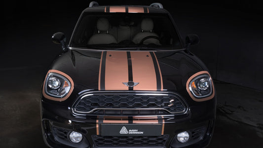 Avery Dennison SF100 Conform Chrome Rose Gold Chrome Vinyl Wrap | SF100-211-S