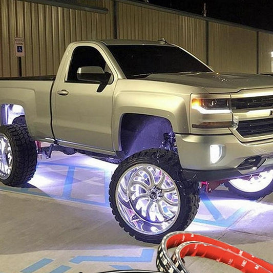 GALAXY WHEEL RING LED BUNDLE - WHITE DOUBLE ROW