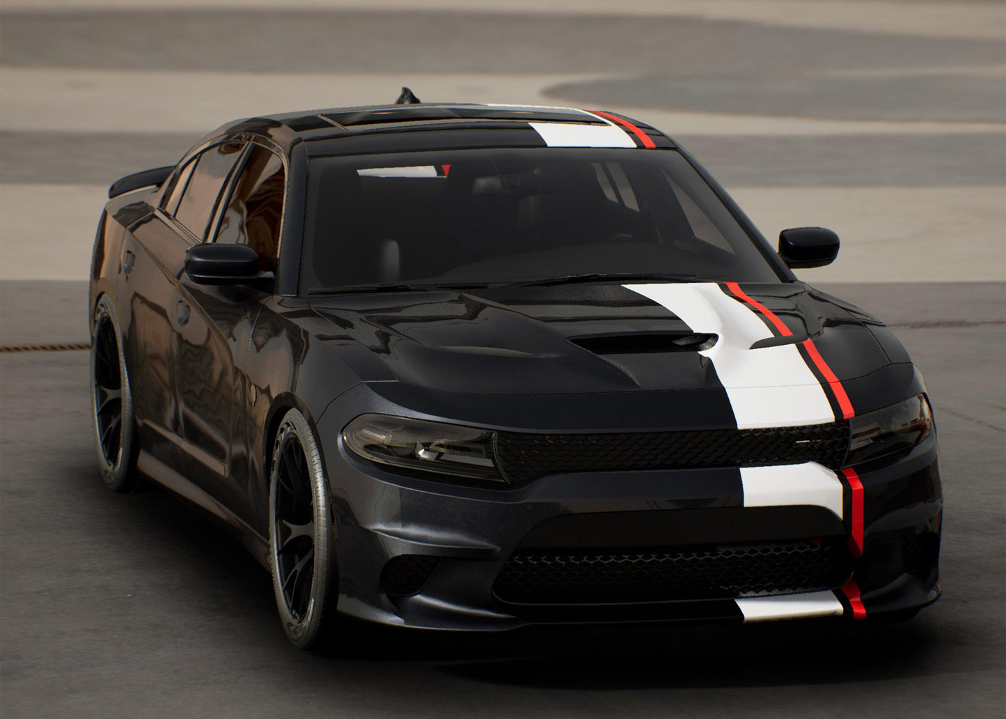 Standard Vehicle Stripe Kit - Single Pinstripe, Pre-Spaced