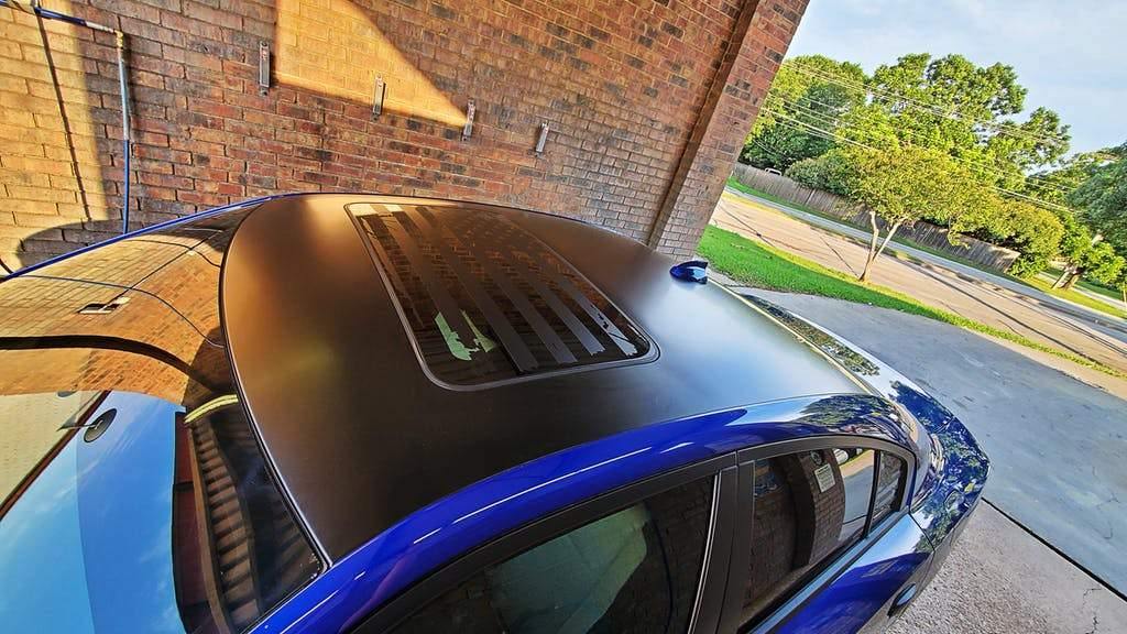 USA Flag Sunroof Decal for Dodge Vehicles - Luxe Auto Concepts