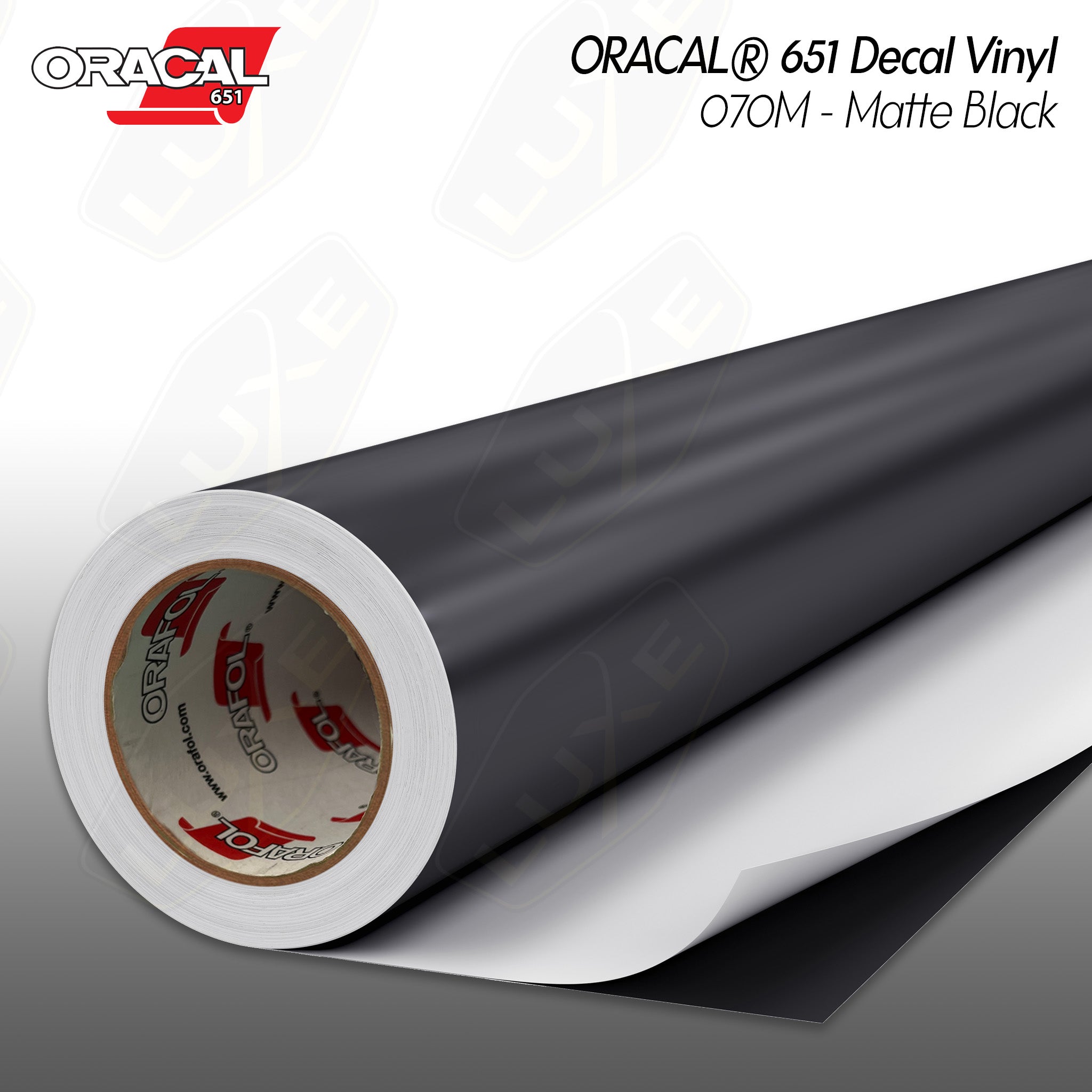 ORACAL® 651 Decal Vinyl - 070M - Matte Black — Luxe Auto Concepts