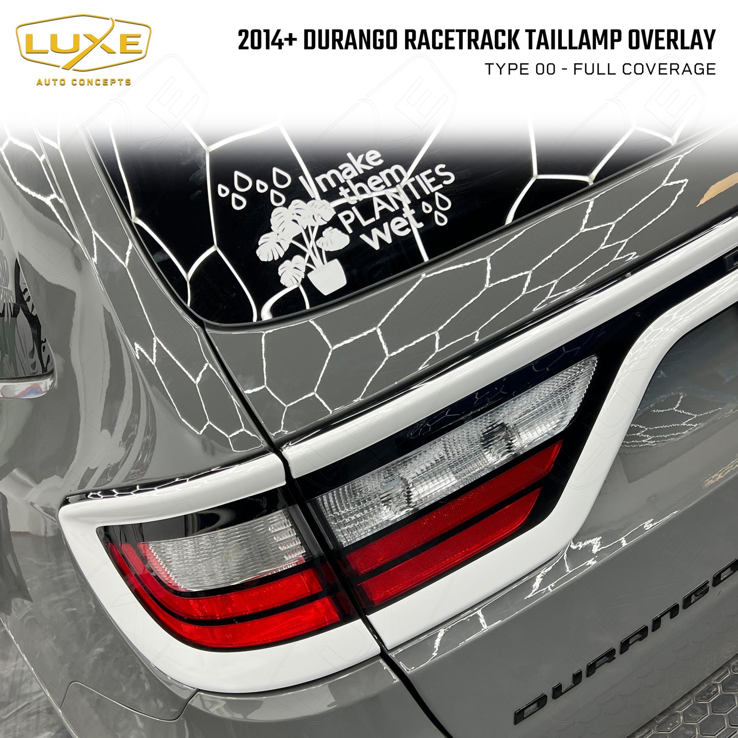 Durango Racetrack Taillamp Full Coverage Overlay Kit