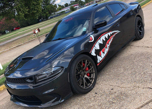 Shark Mouth and Eye Decal - Luxe Auto Concepts