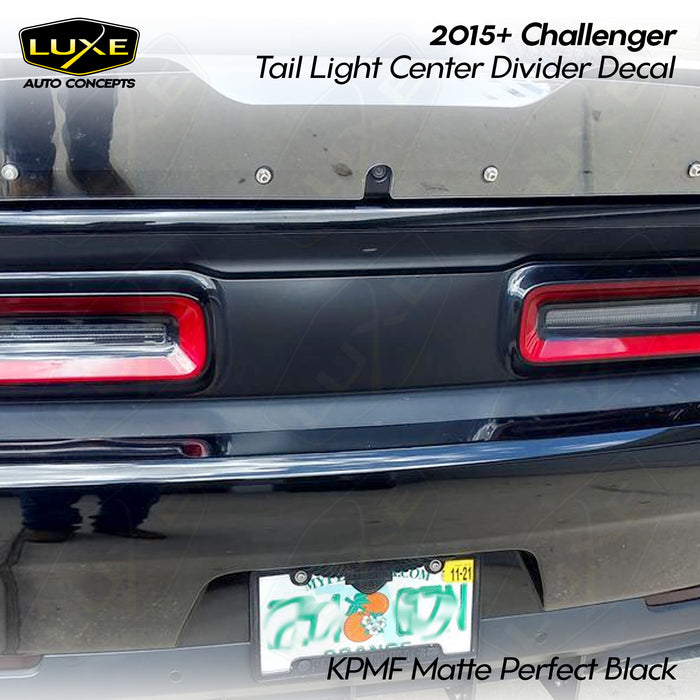 2015+ Challenger Taillight Divider Decal - Single Solid Layer