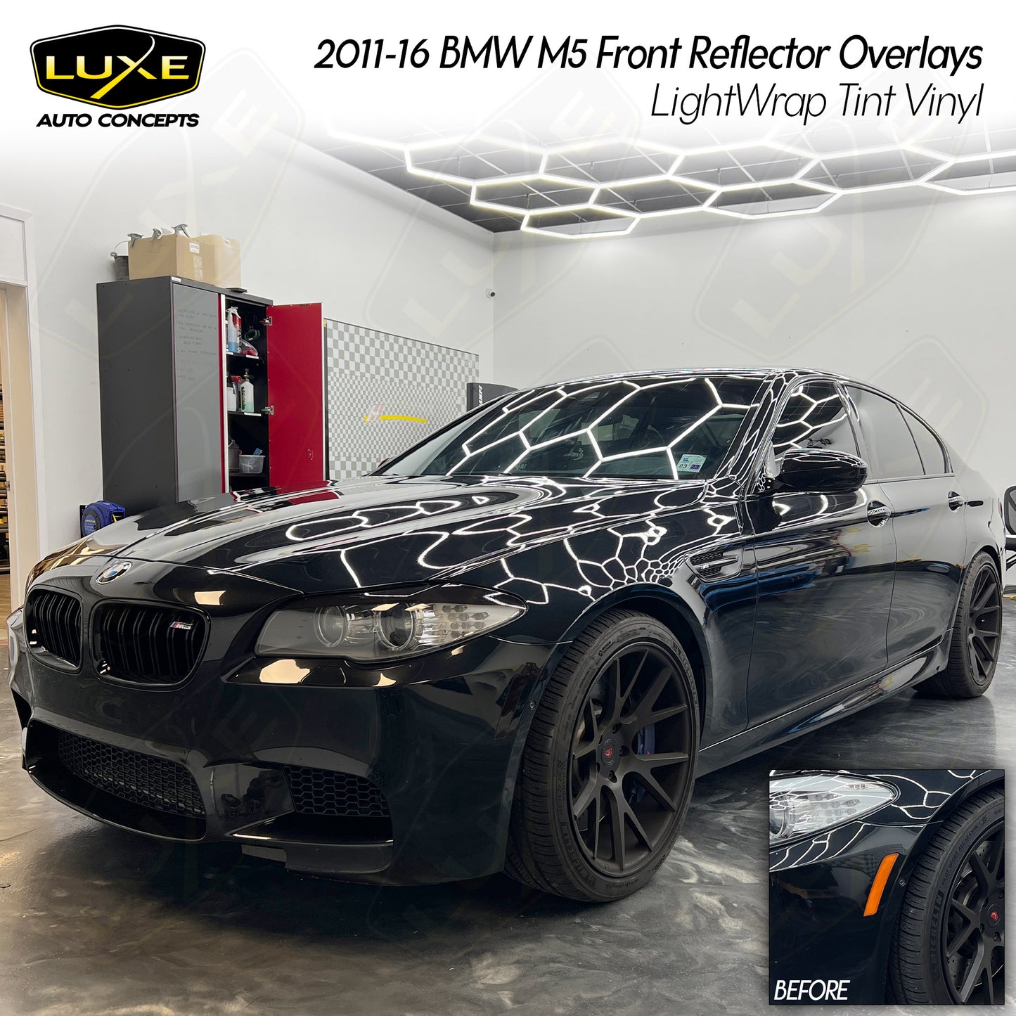 BMW M5 Front Reflector Tint Kit