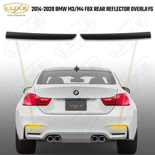 BMW M3 F8X Rear Reflector Overlays Kit