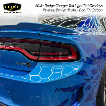 Charger Tail Light Tint - Reverse/Blinker/Brake Overlays