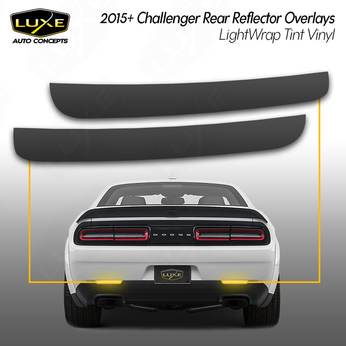 2015+ Challenger Rear Reflector Overlays - LightWrap Tint