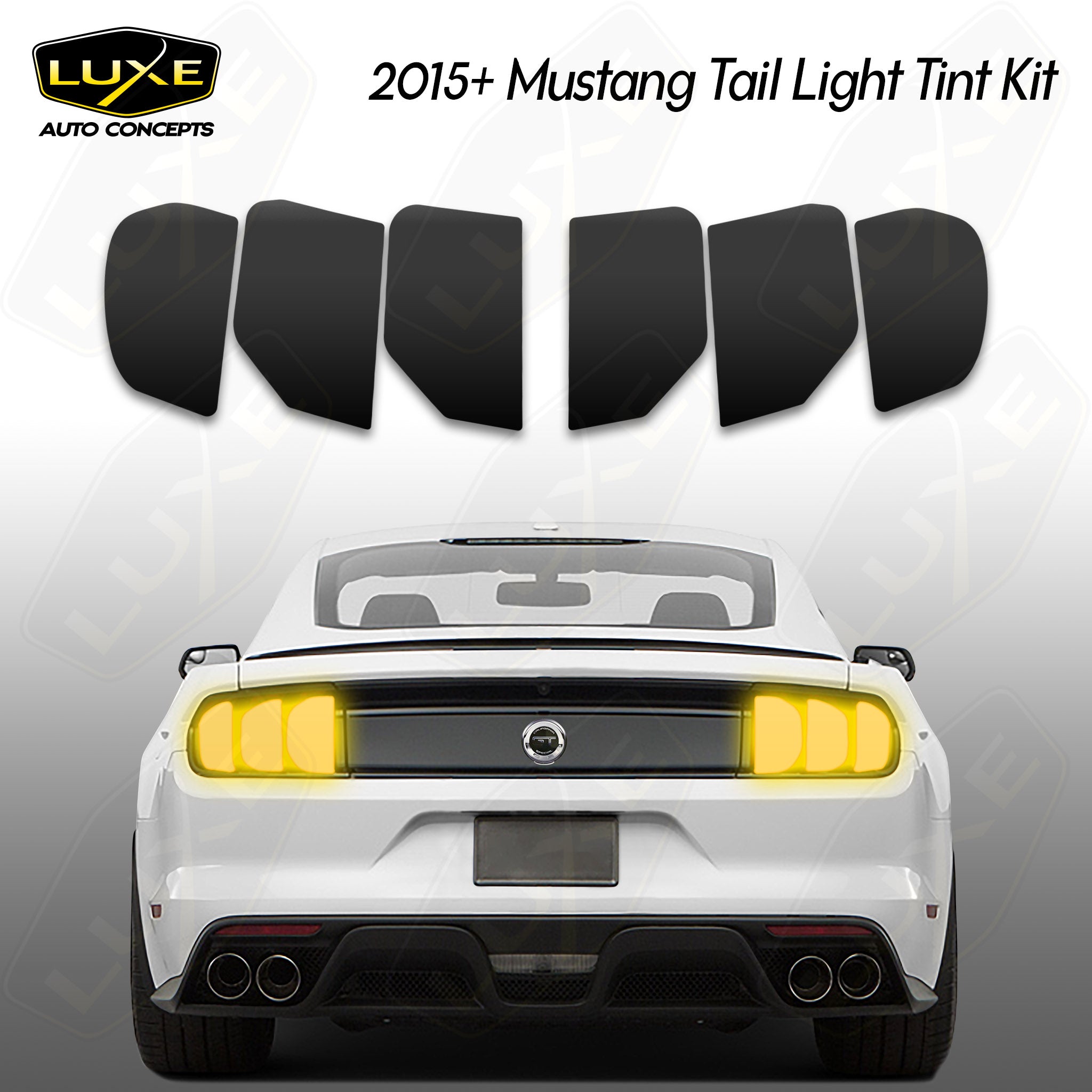 2015-17 Mustang/Shelby Tail Light Tint Kit Luxe Auto Concepts