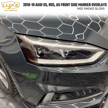 Audi RS5 Front Side Marker Tint Overlays Kit
