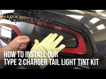 Charger Tail Light Tint - Center Overlay Kit
