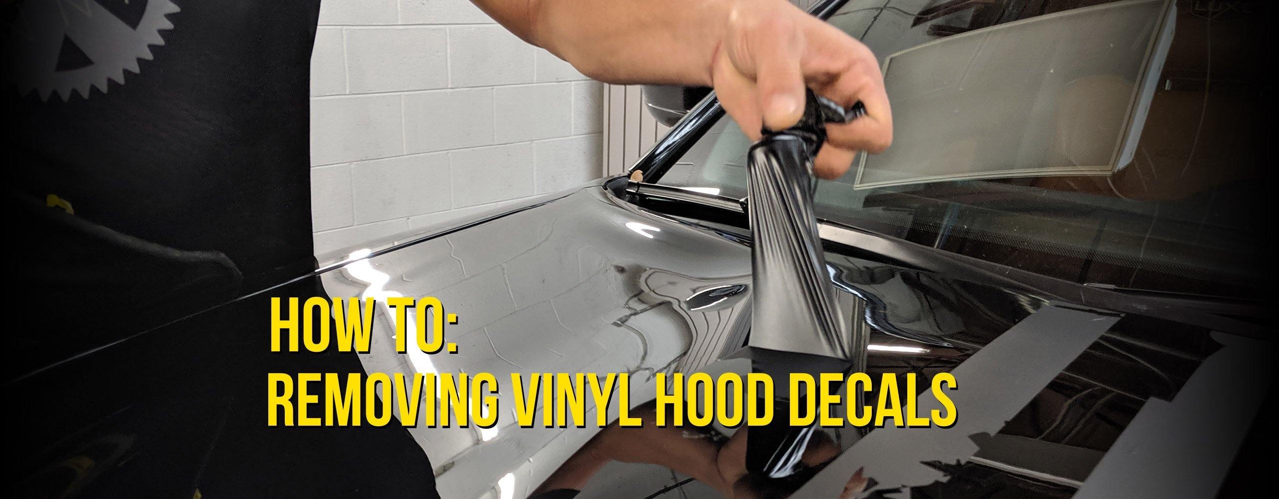 How To: Removing Vinyl Hood Decals – Luxe Auto Concepts