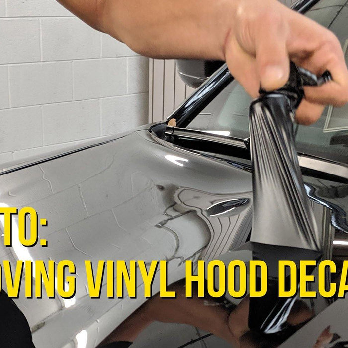 How To: Removing Vinyl Hood Decals - Luxe Auto Concepts