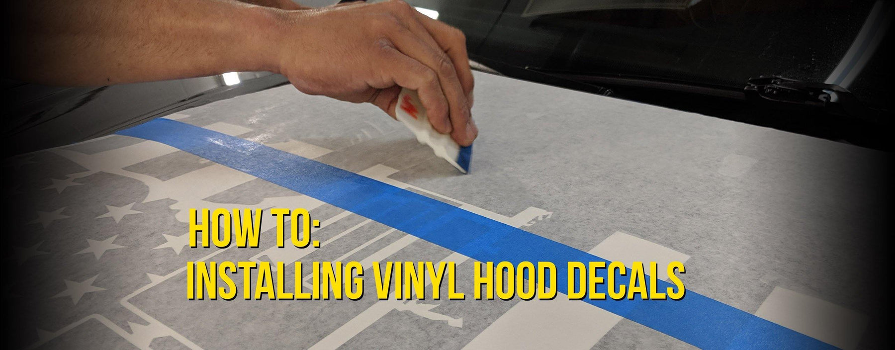 How To: Installing Vinyl Hood Bulge Decals - Luxe Auto Concepts