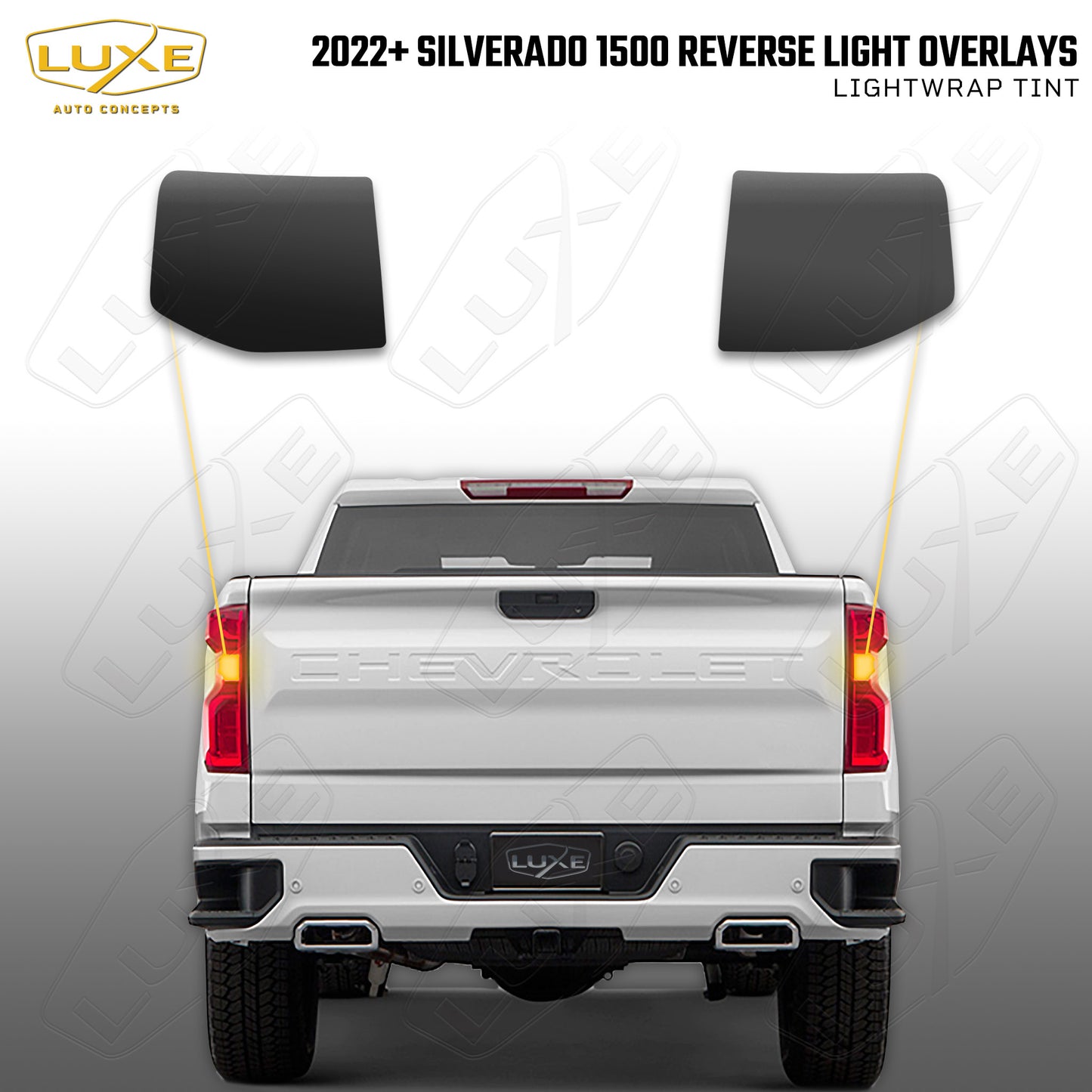 Silverado 1500 Reverse Light Overlays Kit