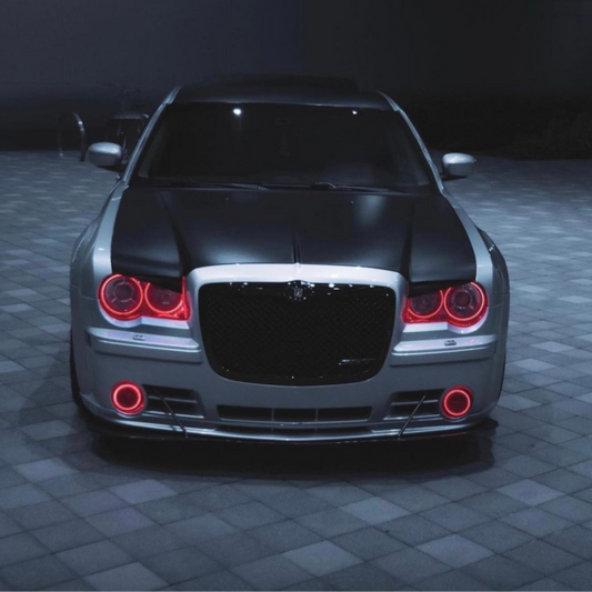 2005-2010 CHRYSLER 300C/SRT HALO, PROJECTOR AND FOG HALO BUNDLE - FLOW SERIES