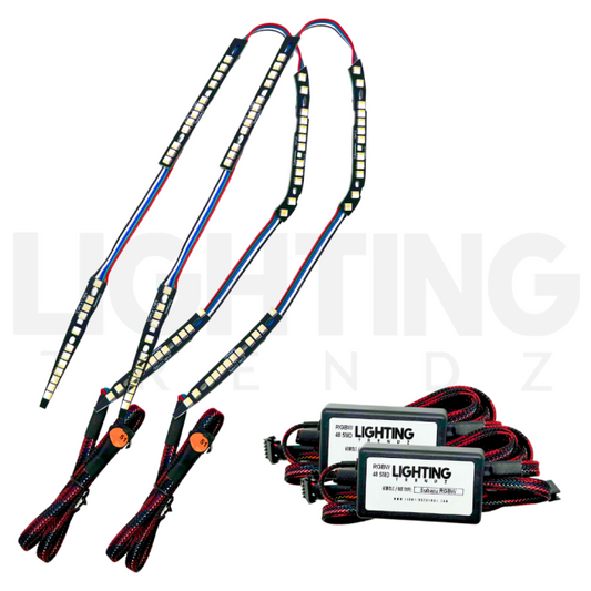 2008-2014 SUBARU WRX STI OEMASSIVE RGBW C-LIGHT DRL WITH BLUETOOTH CONTROLLER