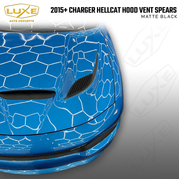 2015+ Charger Hellcat Hood Vent Spear Decals