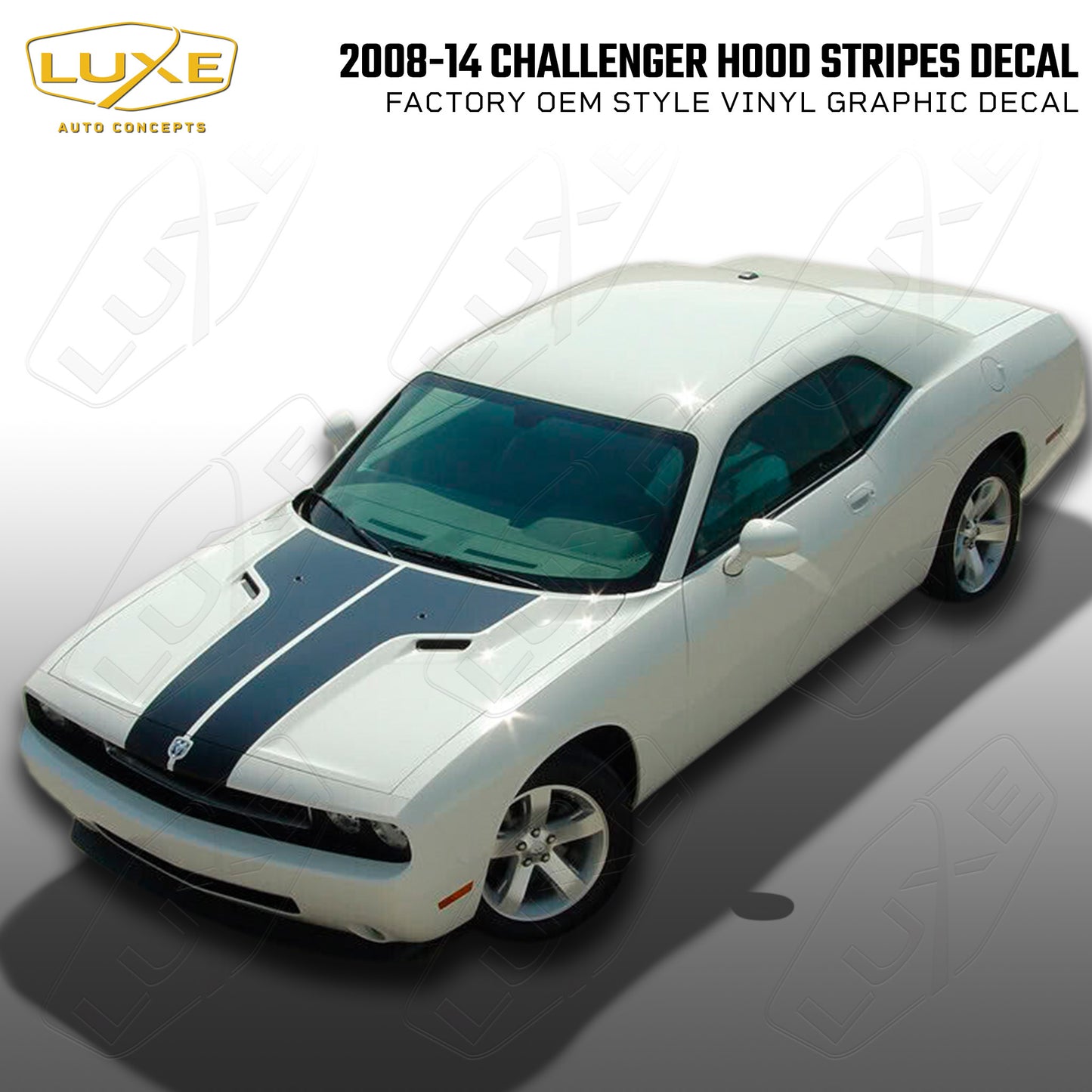 2008-2014 Dodge Challenger capucha raya