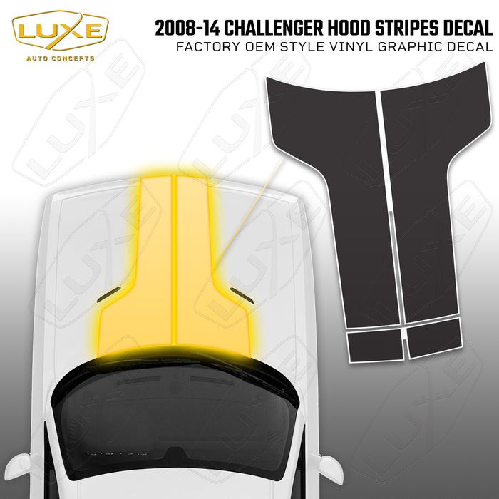 2008-2014 Dodge Challenger Hood Stripe