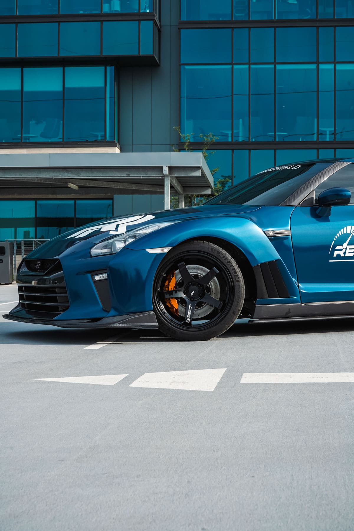 Hexis Firmament Blue Gloss Vinyl Wrap | HX20033B