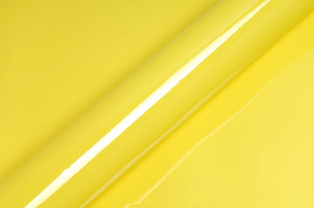 Hexis Lemon Yellow Gloss Vinyl Wrap | HX20108B