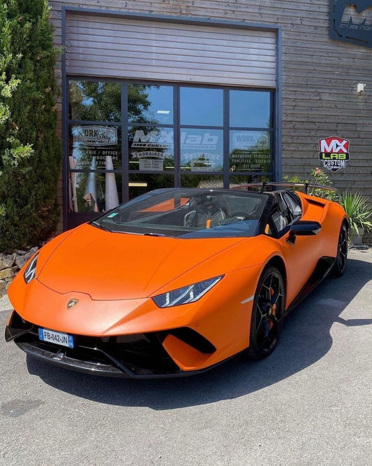 Hexis Mandarin Red Matte Vinyl Wrap | HX20165M