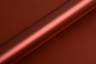 Hexis Red Aluminum Satin Vinyl Wrap | HX20196S