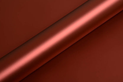 Hexis Red Aluminum Satin Vinyl Wrap | HX20196S