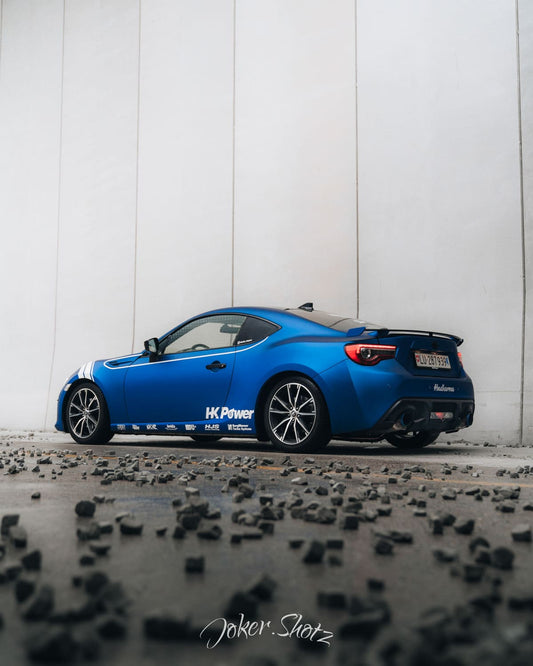 Hexis Celestial Blue Metallic Satin Vinyl Wrap | HX20236S