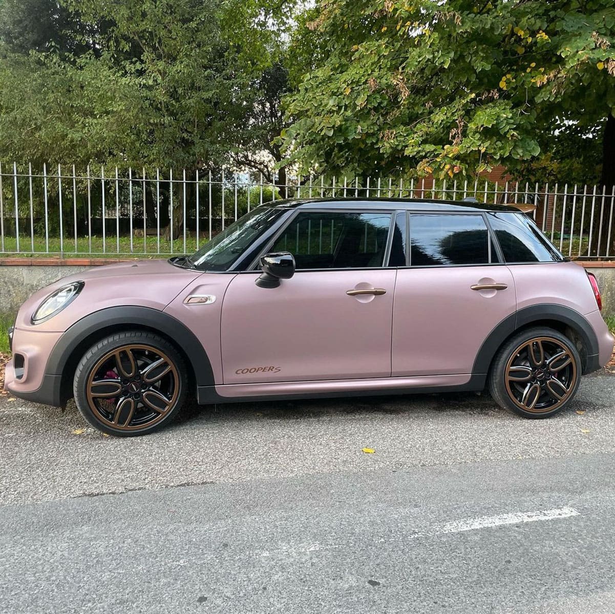 Hexis Cinder Rose Metallic Matte Vinyl Wrap | HX20437M