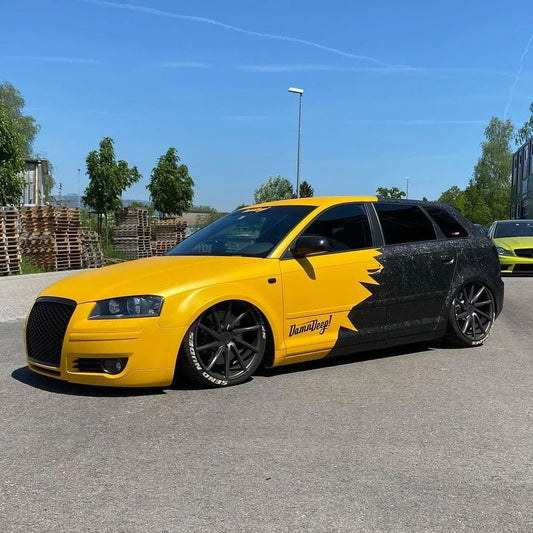 Hexis Yellow Florida Matte Vinyl Wrap | HX20548M