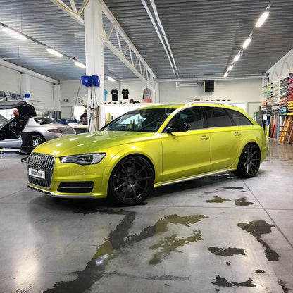 Hexis Metallic Yellow Gloss Vinyl Wrap | HX20558B