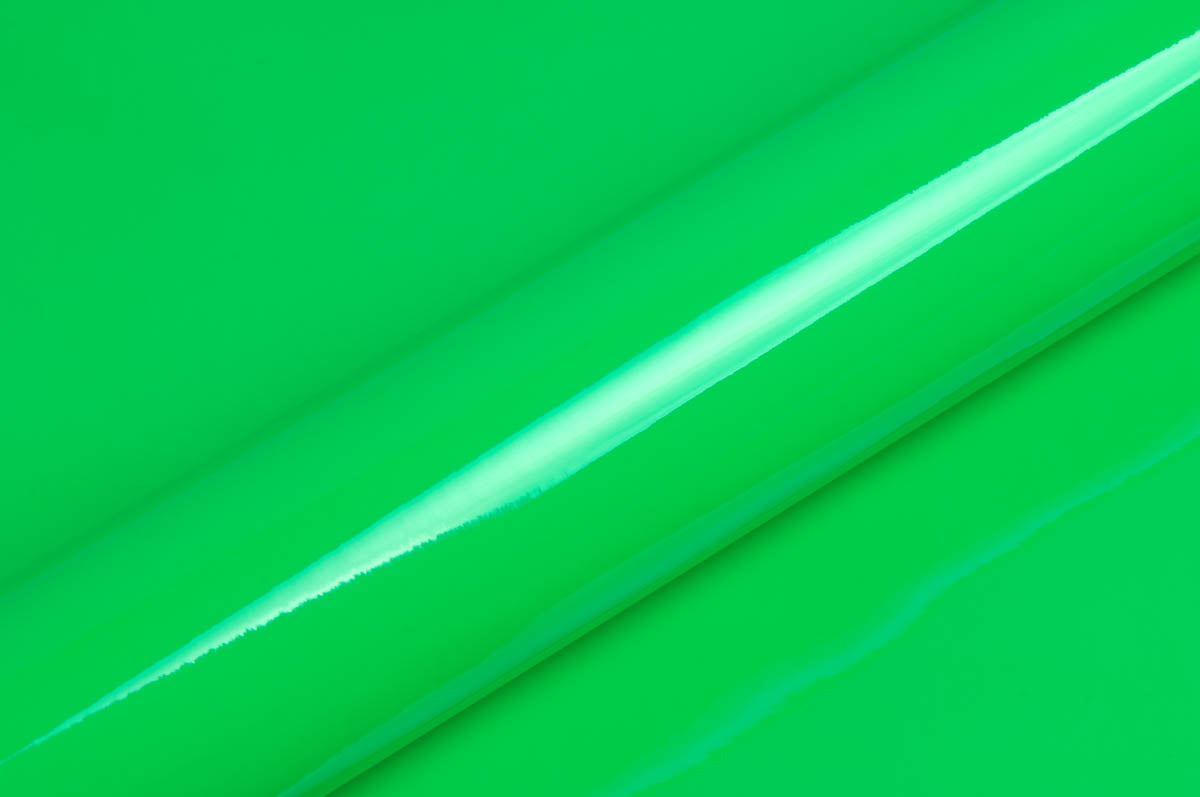 Hexis Fluorescent Green Gloss Vinyl Wrap | HX20612B – Luxe Auto