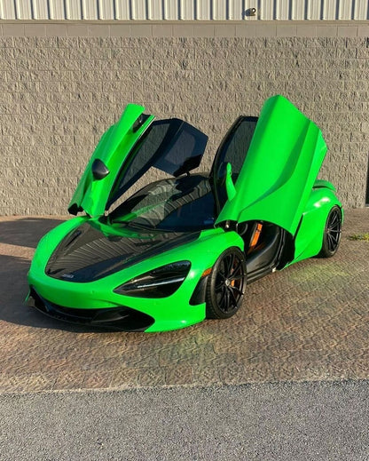 Hexis Fluorescent Green Gloss Vinyl Wrap | HX20612B