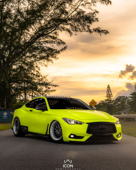 Hexis Fluorescent Yellow Gloss Vinyl Wrap | HX20613B