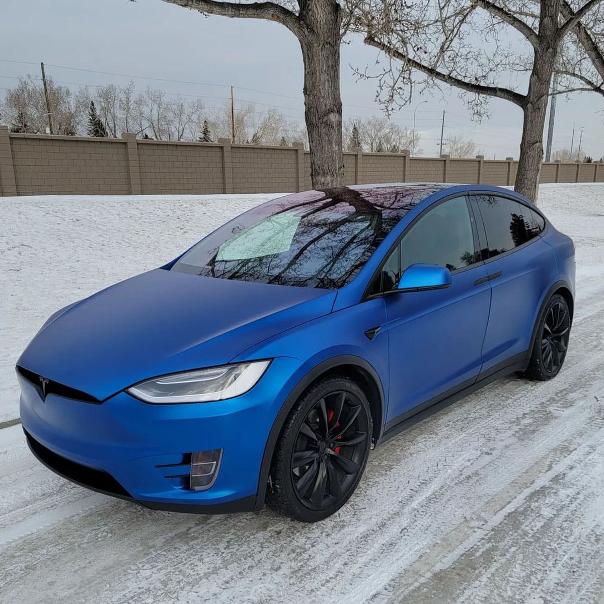 Hexis Night Blue Metallic Matte Vinyl Wrap | HX20905M