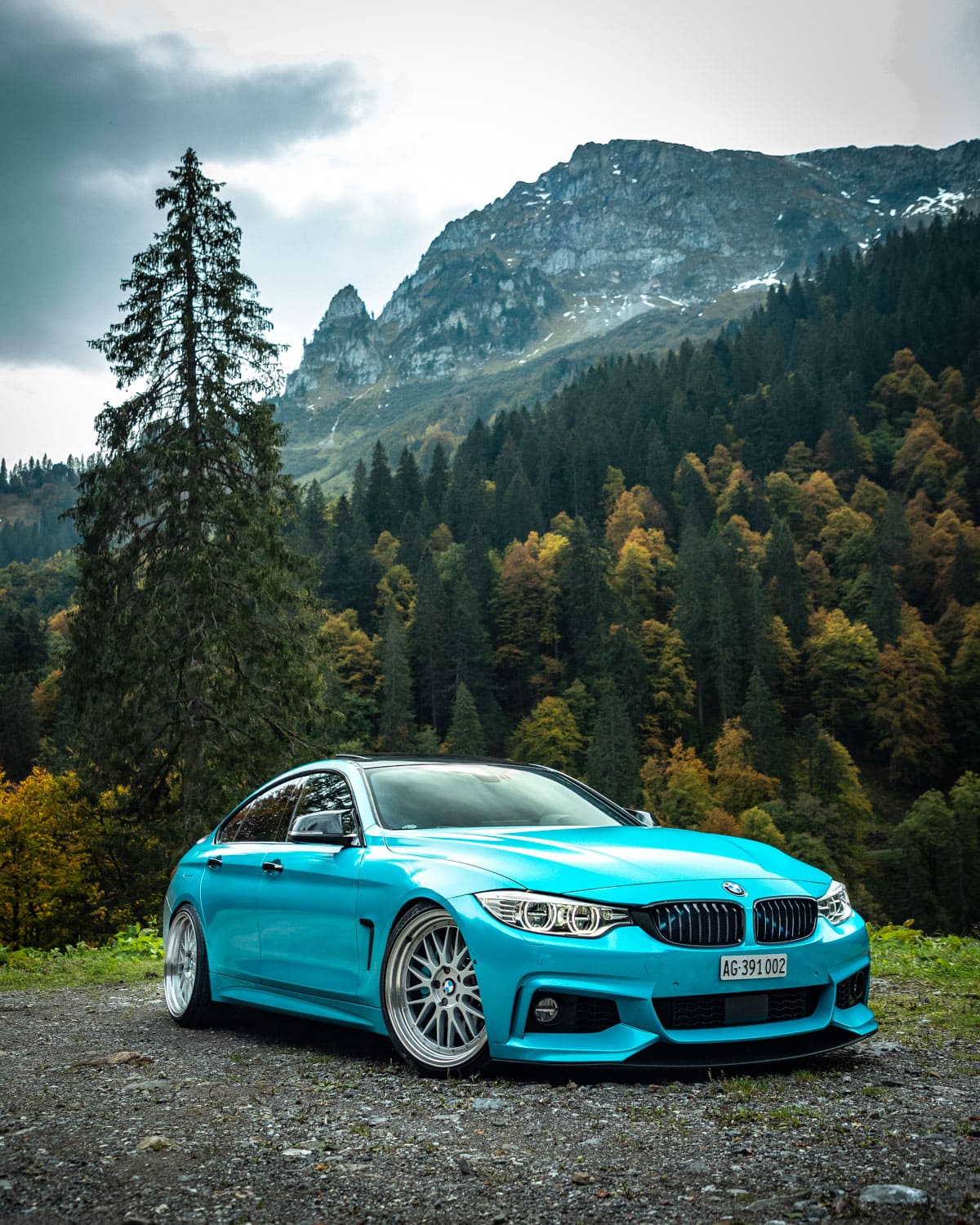 Hexis Fjord Blue Gloss Vinyl Wrap | HX20BFJB