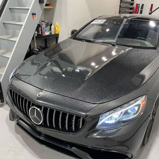 Hexis Catechu Black Gloss Vinyl Wrap | HX20NCAB