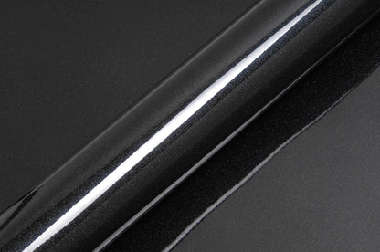 Hexis Black Sparkle Gloss Vinyl Wrap | HX20NEPB