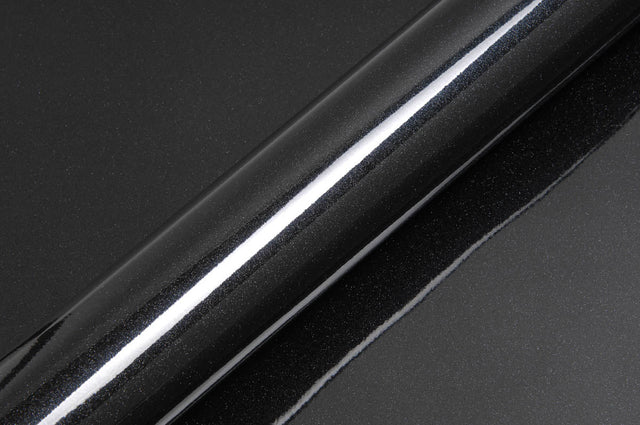 Hexis Black Sparkle Gloss Vinyl Wrap | HX20NEPB